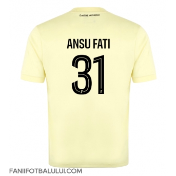 AS Monaco Ansu Fati #31 Tricou Fotbal Replică 2025-26 Barbati Treilea